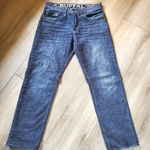 Buffalo Men's Bronco-X Athletic Stretch Fit Blue Jeans, 31 Waist